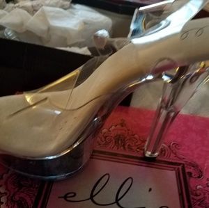 Ellie clear heels